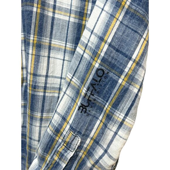 Buffalo Jean's Long Sleeve Button's Down‎ Collared Shirt Plaid  Men's Size Large - Picture 4 of 8